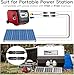 Leehitech 1M Solarladekabel Solarstecker auf XT60 Stecker Solarpanel Adapter 12AWG Kabel Kompatibel für Ecoflow DELTA 2 Bluetti tragbares Kraftwerk River Pro MAX Powerstation Solargenerator