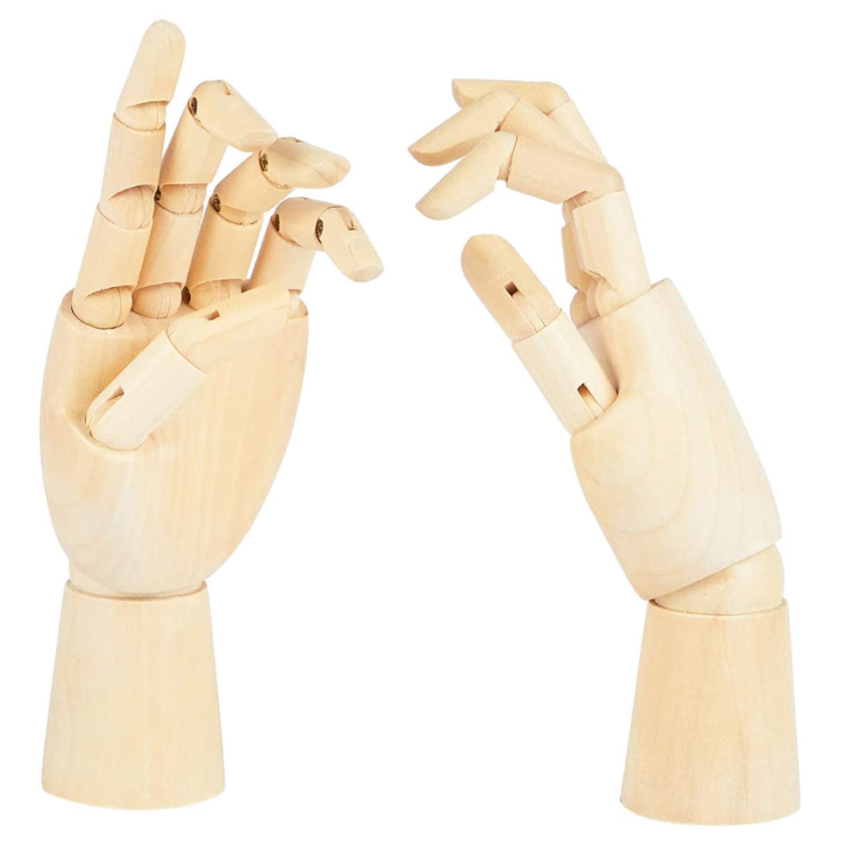Housoutil Modèle Pièces Articulée Dessin de Bois pour Main Lot de 2