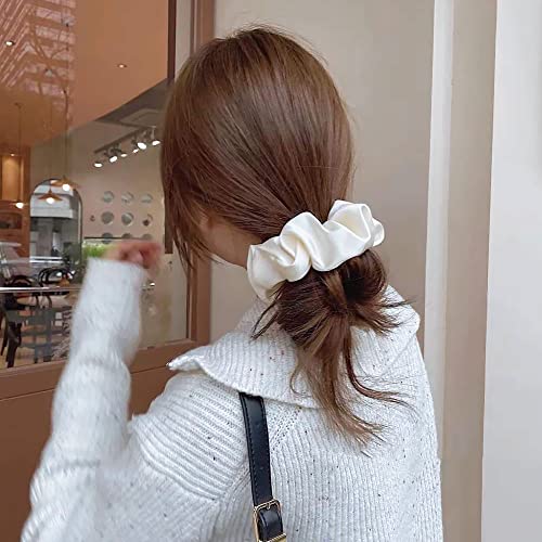 Gsrhzd Scrunchies per Capelli, 5 Pezzi Satin
