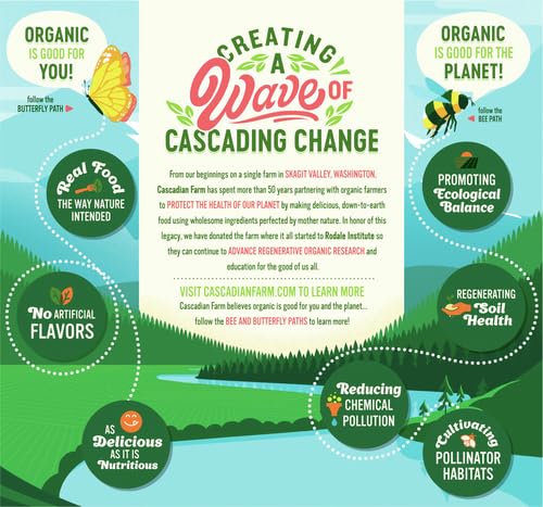 Cascadian Farm, Bar Granola Chocolate Chip 6 Count Organic, 7.4 Ounce
