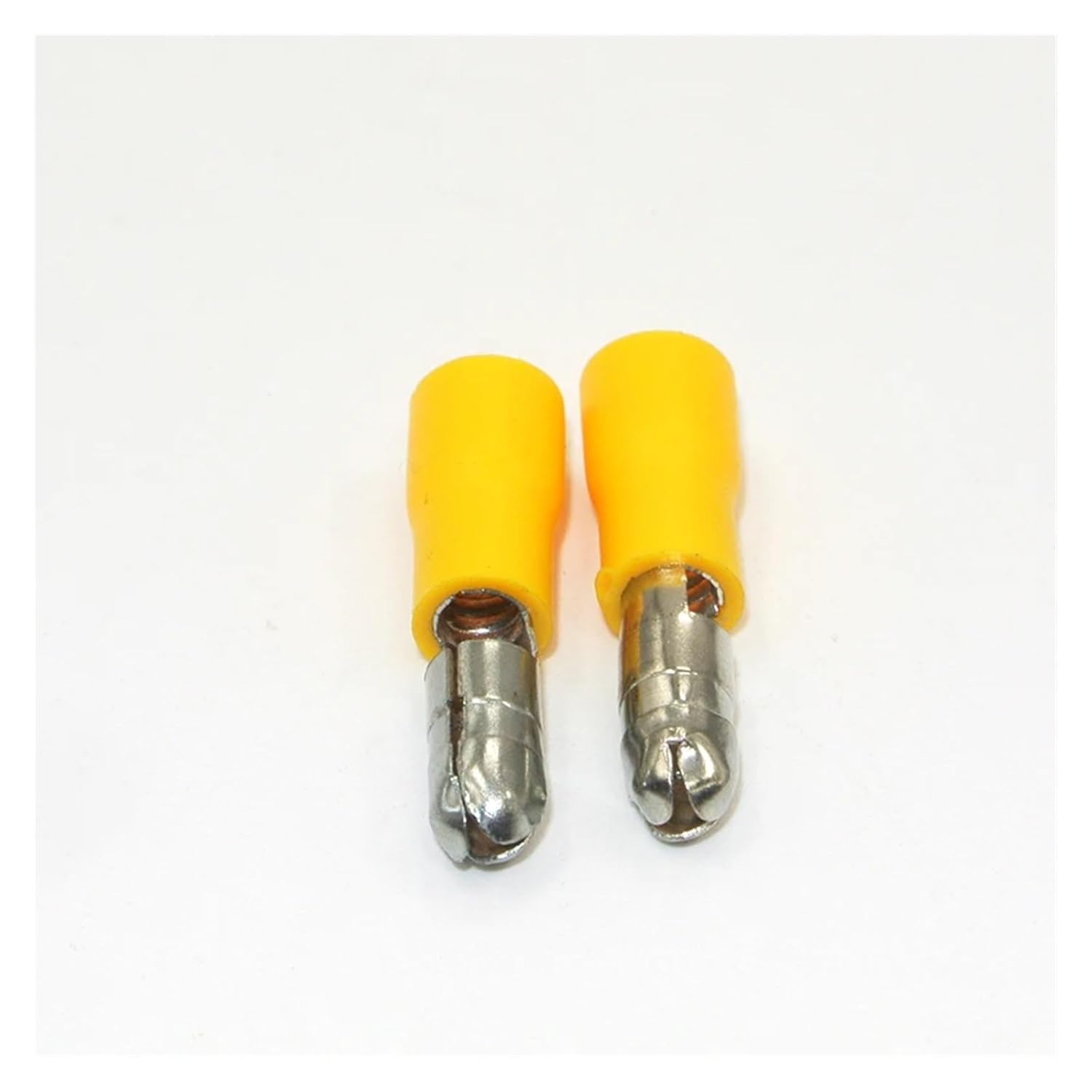 1000個 オス バットコネクタ 絶縁圧着ワイヤ端子 12~10AWG スペード端子用