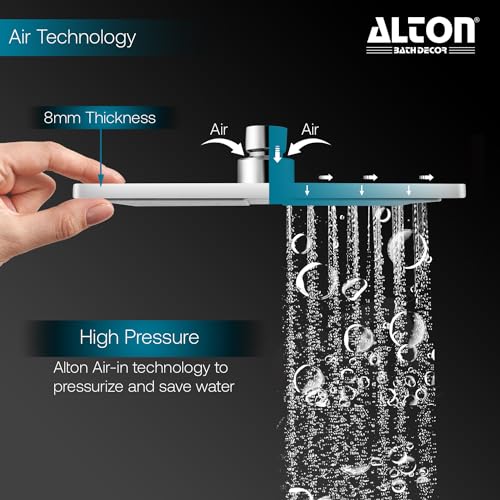 Image of ALTON SHR22165, Stainless Steel, 6x6 INCH Overhead Shower, Without Arm, Silver