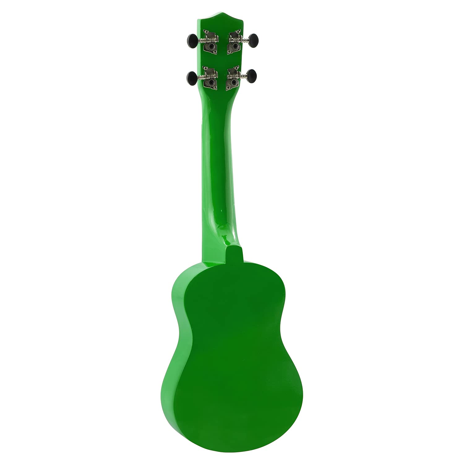 Mad About SU8-GR Ukulele soprano con borsa da concerto GRATIS, plettro e corde di ricambio - Ottimo per scuole e principianti, ora dotato di corde in fluoro-carbonio nere - Verde