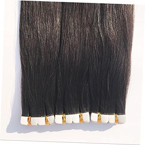 Baluue 5 Unidades Extensões Cabelo Reais Apliques Para Extensão Cabelo Faixas Cabelo Perucas Feminin