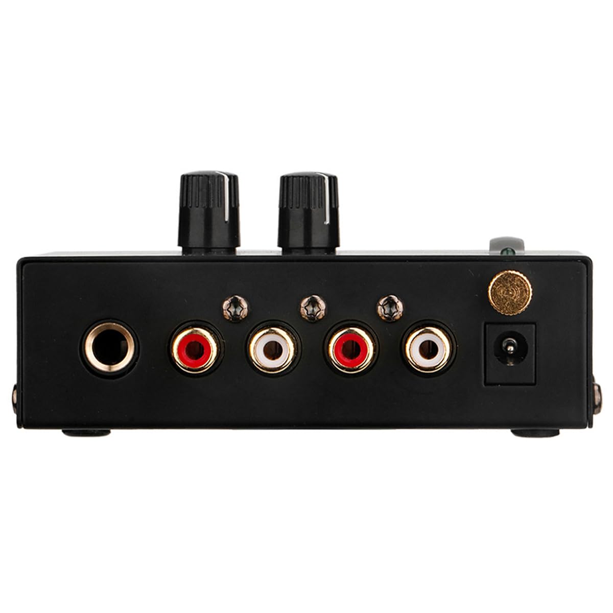 Sarini PP500P Phono-Plattenspieler-Vorverstärker, elektronischer Hi-Fi-Audio-Stereo-Phonographen-Vorverstärker mit Eingang/Ausgang, Verstärker für Plattenspieler und Schallplattenspieler