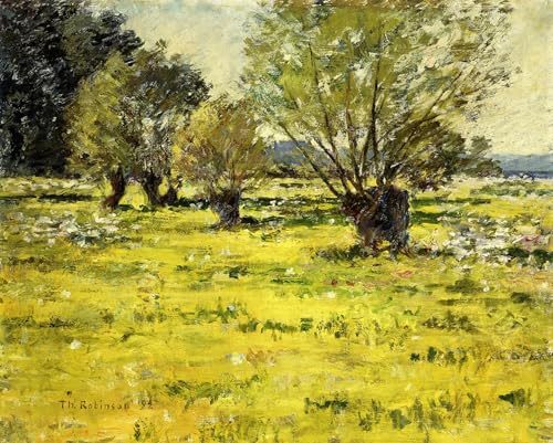 Pintura Primavera de Theodore Robinson en lienzo de 60x90cm para renovar salones oscuros