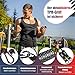 GYMERK Resistance Bands Set, Expander Fitness Mit Gummigriffe, Trainingsplakat, Knöchelriemen, Türanker, Tragtasche, 5er Verschiedene Widerstandsstufen Ideal für Krafttraining