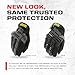 Mechanix Wear M-Pact Impact Resistant Work Gloves - Durable Safety Gloves for Men - Touchscreen Capable - Machine Washable - Breathable - Large - Black