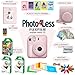 Fujifilm Instax Mini 12 Instant Film Camera, Fuji Instax Mini Film (20 Sheets), Fuji Rainbow Instant Film (10 Sheets), Protective Case, Album, Insax Mini Accessory Bundle (Blossom Pink)