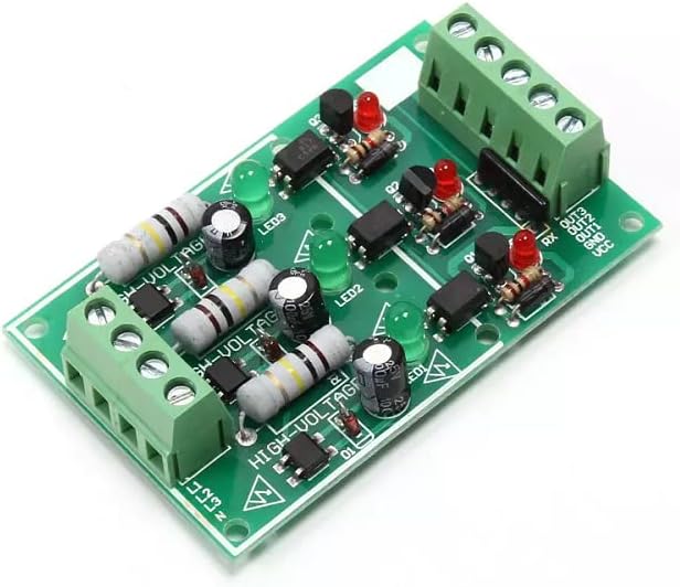xcluma 3 Channel Optocoupler Isolation Module AC 220V Isolated Board AC Detection