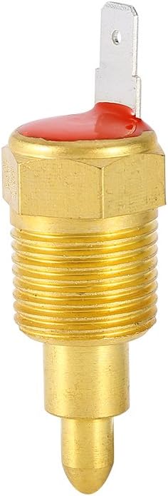 Fan Thermostat Temperature Switch, 210 to 195 Degree Electric Engine Cooling Fan Thermostat Temperature Sensor Switch, Fits 10" 12" 14" 16" Fan (Without Pipe Thread)