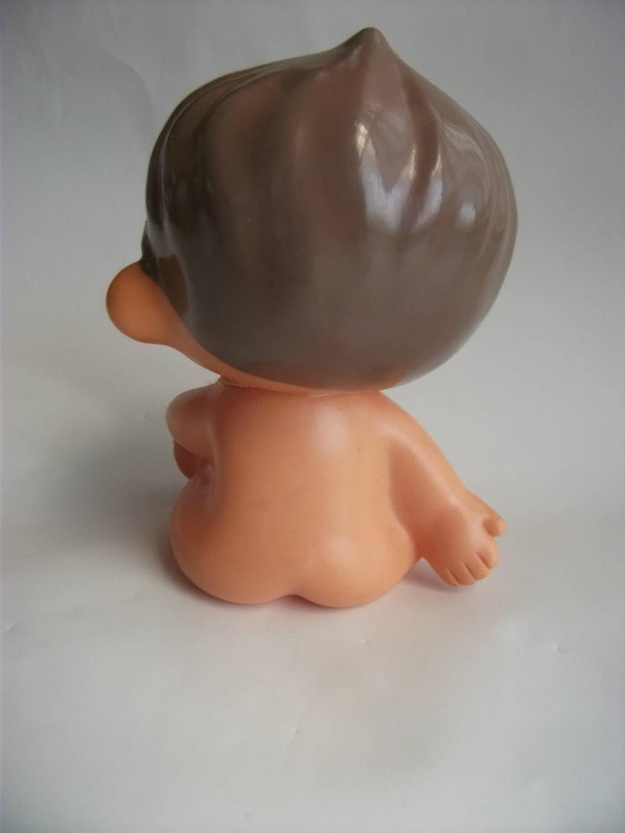 昭和レトロ　和光堂　ワコちゃん　ソフビ「大」 Yahoo!オークション - 昭和レトロ 和光堂キャラクター ワコ