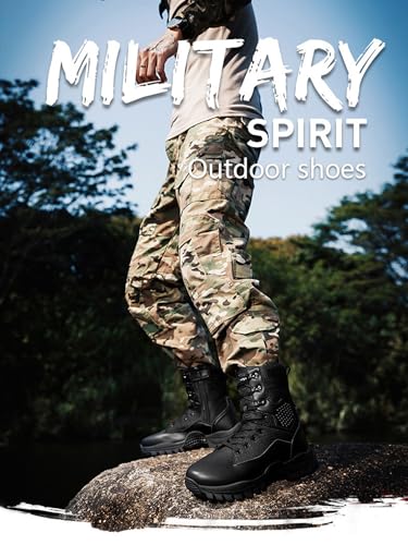 Kervaky Men's Tactical & Military Boots - Durable, Lightweight, Outdoor & Combat Boots2