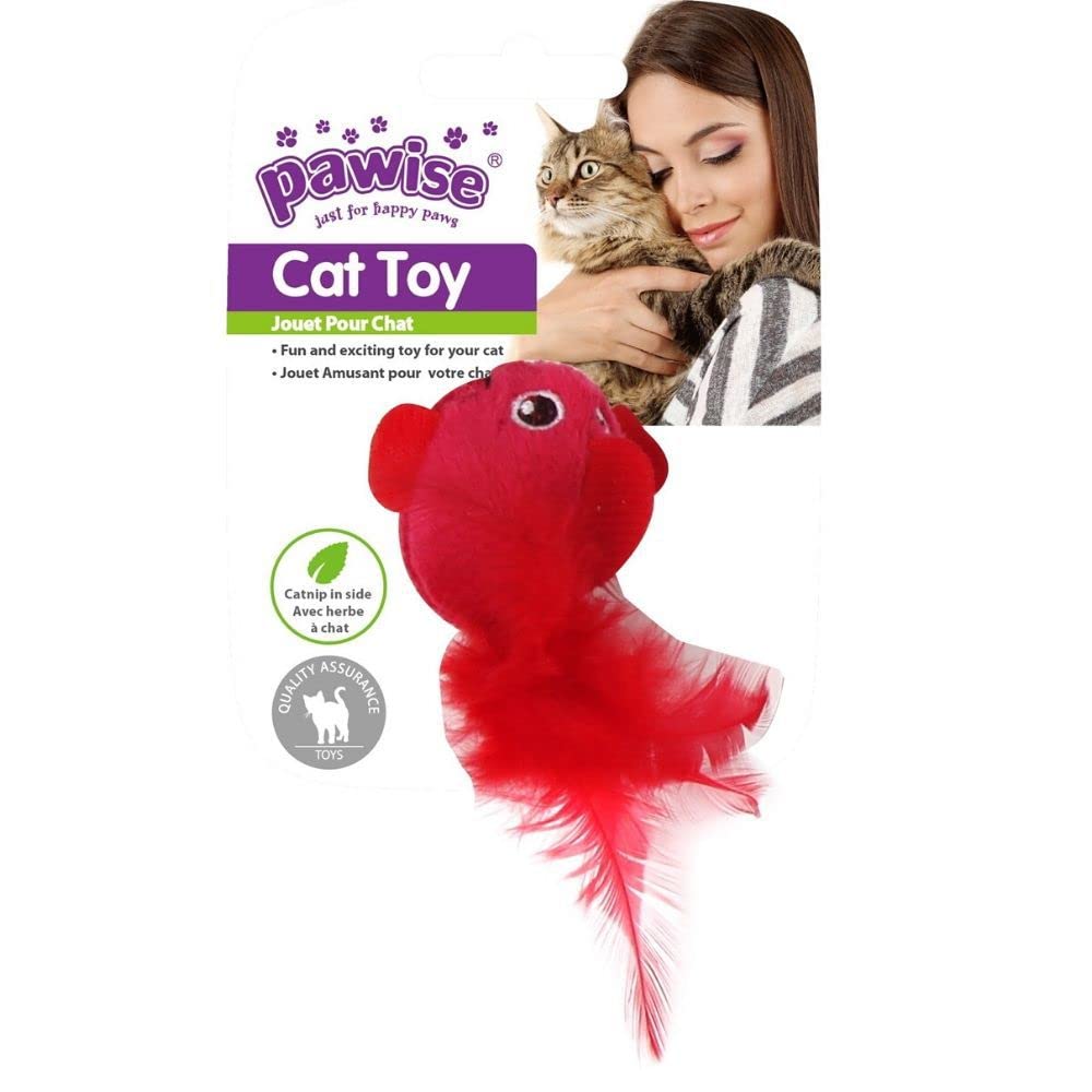 Pawise Catnipli Peluş Kuş Kedi Oyuncağı 12 cm