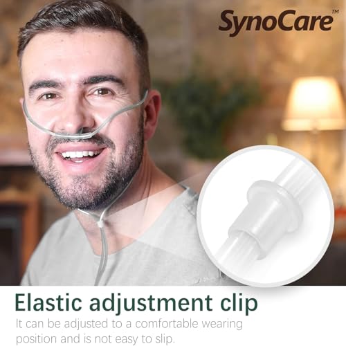 Image of Nasal Cannula For Oxygen with Soft Touch, Universal Connector for Adults (Pack Of 2, 7 Feet)