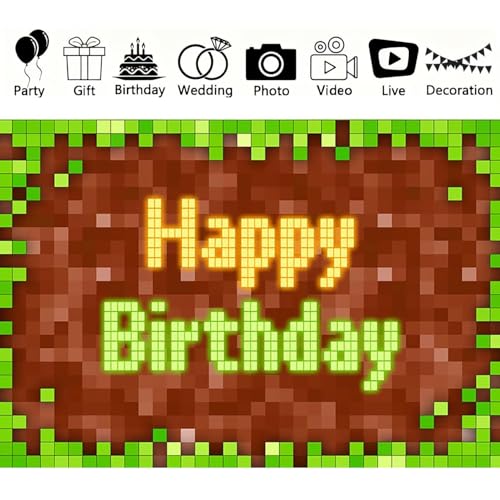 Kids Game Theme Backdrop (5x3ft)