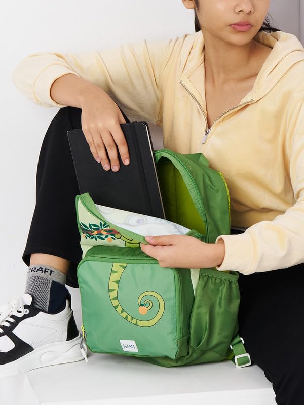Image of Wiki Stylish Unisex Backpack | Champ 1 Durable & Lightweight backpack for Men & Women | Backpack for Office, Gym, Travel (11 Litre, Green)