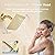 Dasan Dual Rain Shower System with Valve & handheld,Luxury Shower Faucet Set With Ceiling Mounted 12" & 6" Shower Head,Brushed Gold Tandem Shower Head System for Couples 2 Person