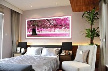 クロスステッチ　大判　桜の木の風景 布製インテリア　完成品 000000043569-01-m.jpg?t=