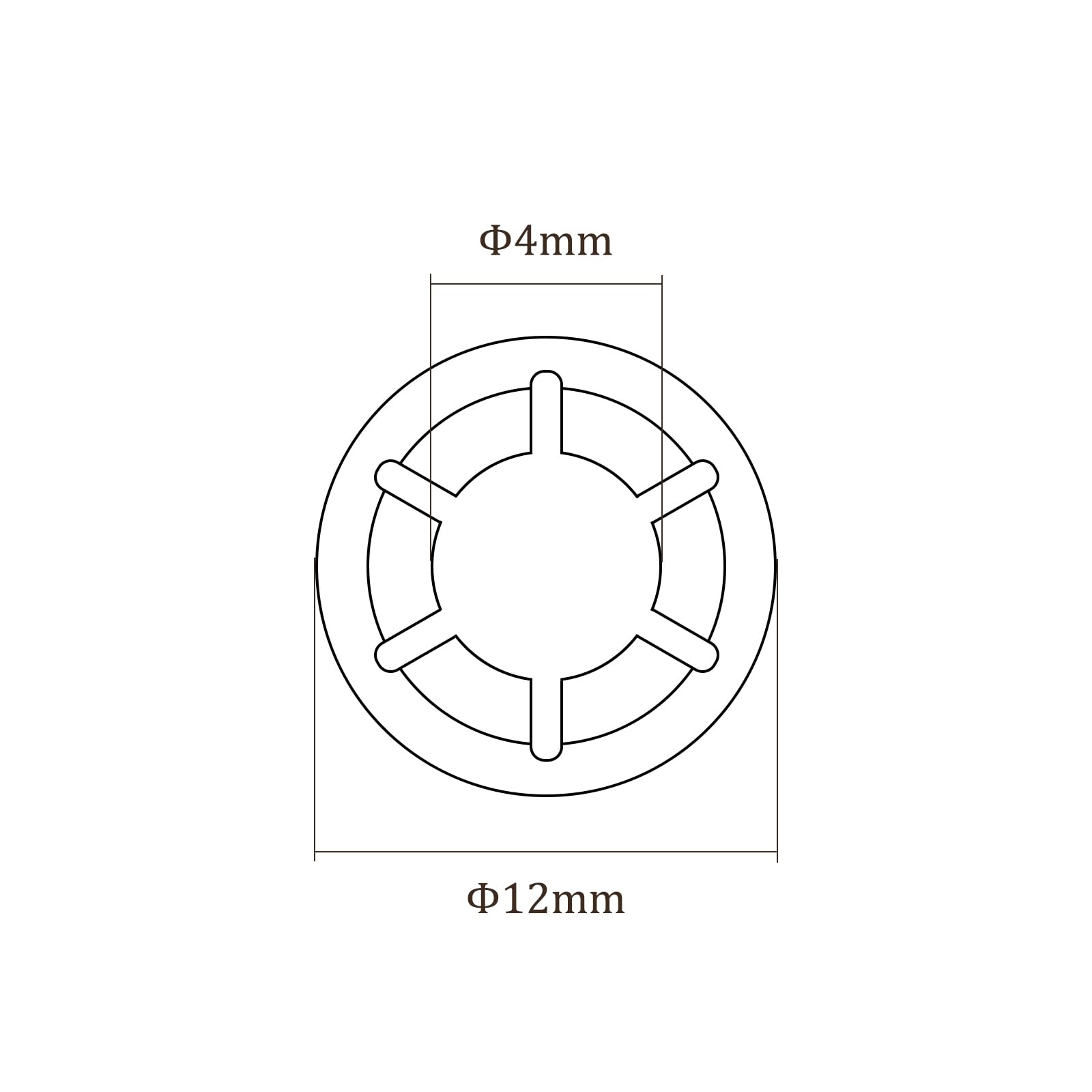 Kozelo 100pcs Internal Tooth Star Locking Washer - Image 3