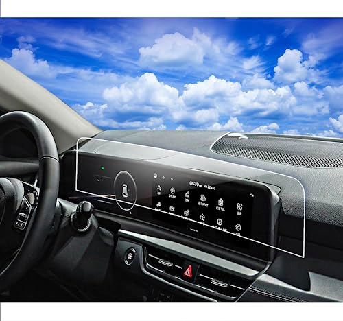 XXCIWP 2pcs 2025 2024 Kia Seltos Screen Protector for 2024-2026 Kia Seltos Dual 10.25Inch Plastic Screen Protector HD Touchscreen Protective Film for 2026 Seltos