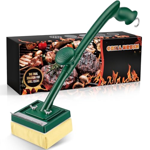 Grill Brush Bristle Free with Scraper...