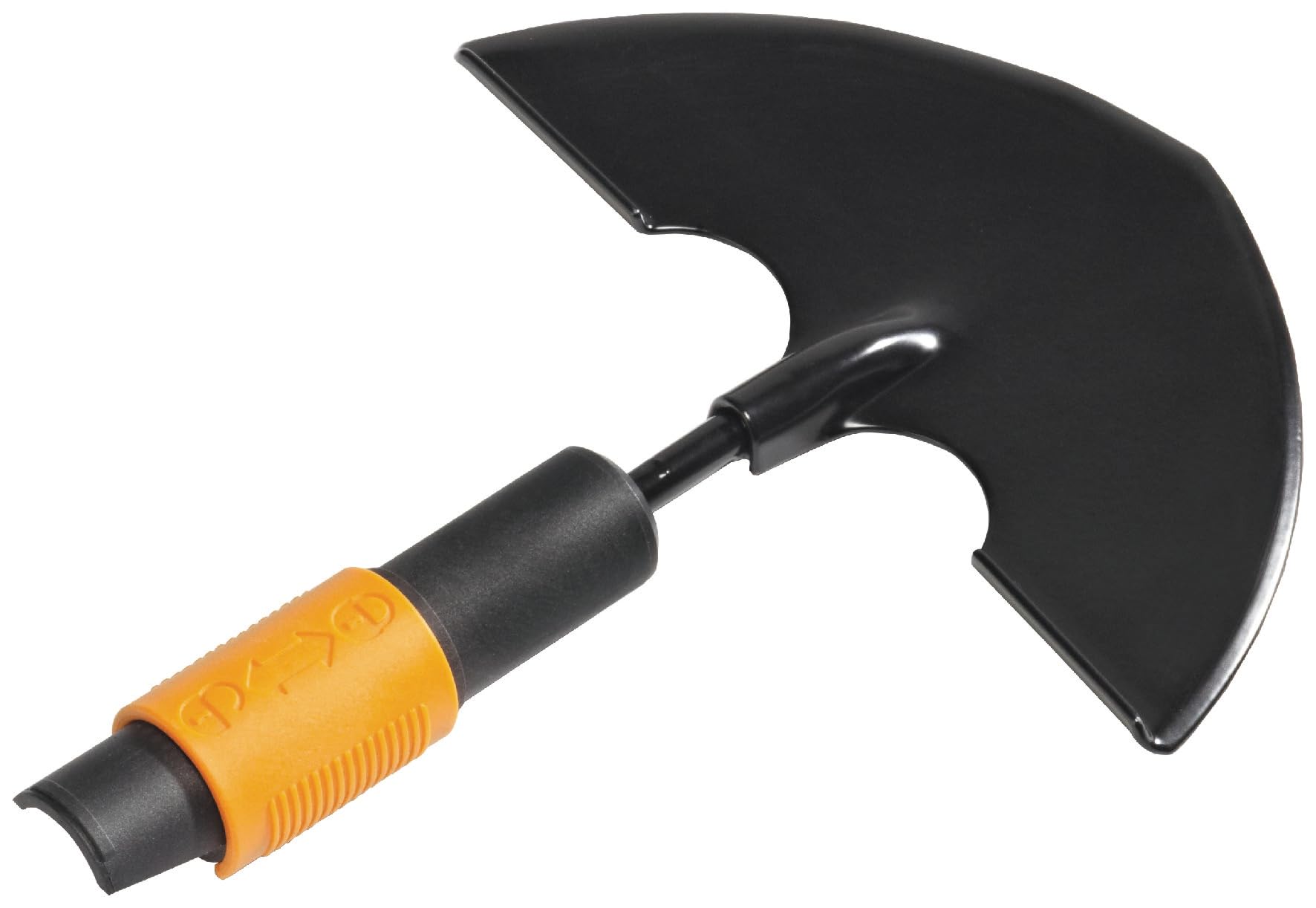 Fiskars Rasenkantenstecher, Werkzeugkopf, Breite: 35 cm, Borstahl, Schwarz/Orange, QuikFit, 1000690