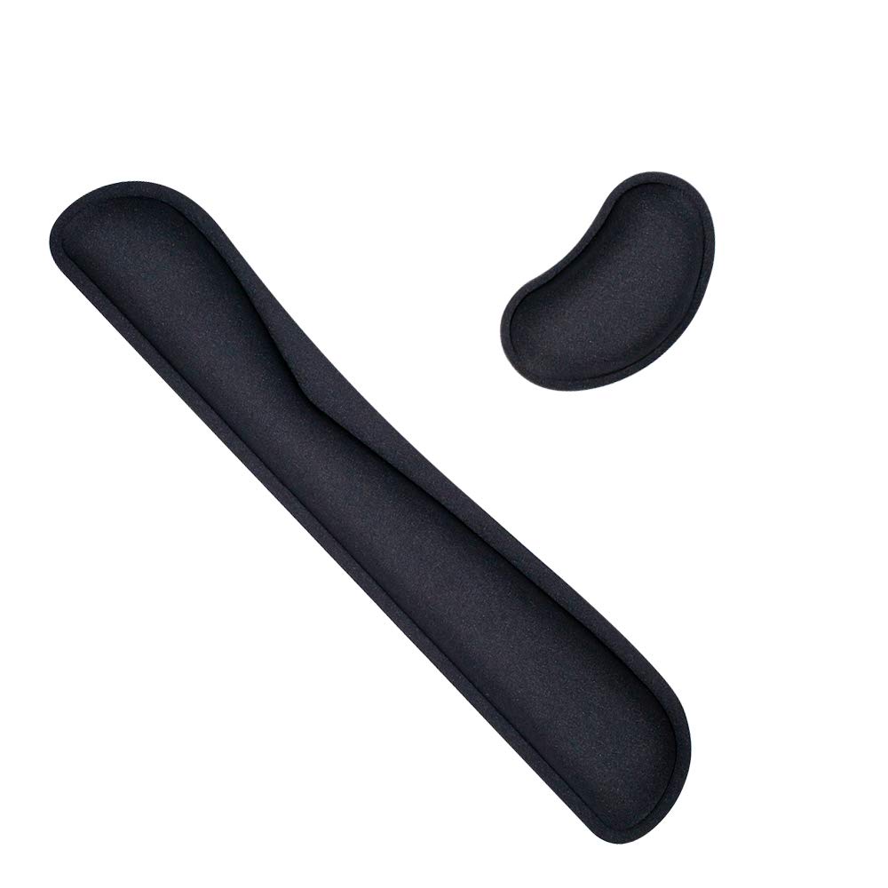 Keyboard Wrist Rest and Mouse Wrist Rest Combo, Made of Memory Foam,Superfine Fibre and Gel.for Typing and Gaming,Office and Home. (B08F2NKK6D) Amazon Price History, Amazon Price Tracker