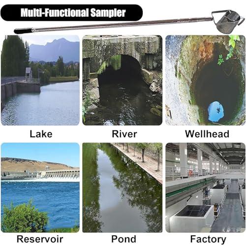 Échantillonneur d'eau de qualité supérieure en acier inoxydable robuste de 1,4 à 6m - 8