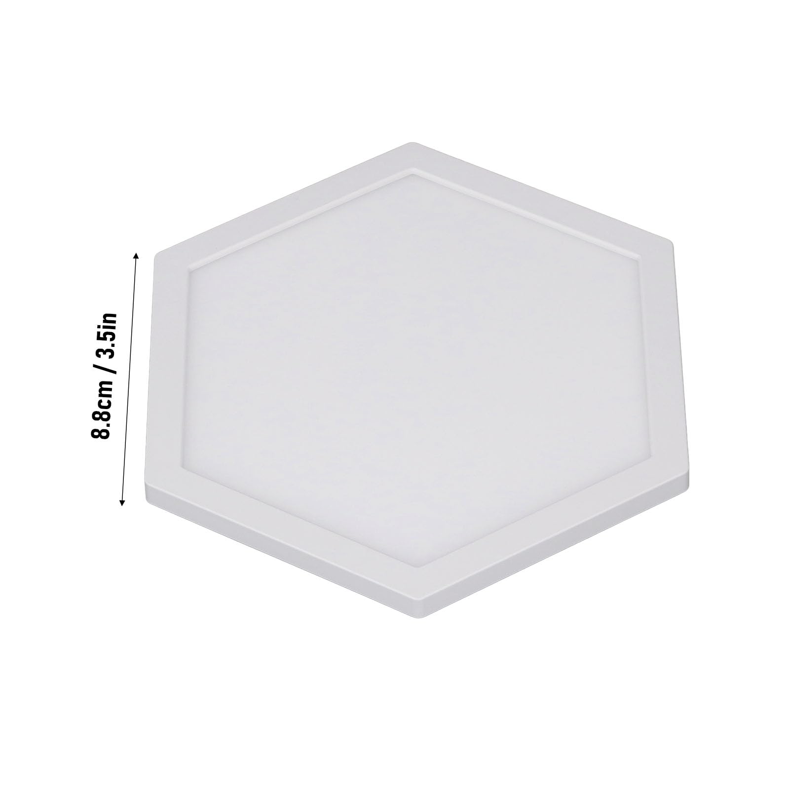 Luces de Pared LED RGB Inteligentes, Luces de Pared LED Hexagonales RGB, Sincronización de Música, 2,4 GHz, Efectos Multicolores para Habitación (Enchufe de la UE)