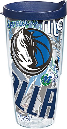 Tervis Made in USA Double Walled NBA Dallas Mavericks Insulated Tumbler Cup Keeps Drinks Cold & Hot, 24oz, All Over
