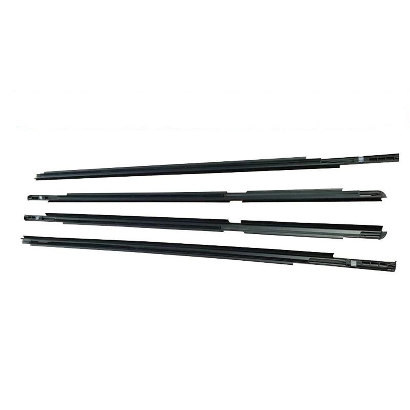 Jbpihzt One Color For Toyota For Yaris Hatchback 2006-2013 (4 Doors) Window Weatherstrip Side Glass Exterior Sealing Strips Belts
