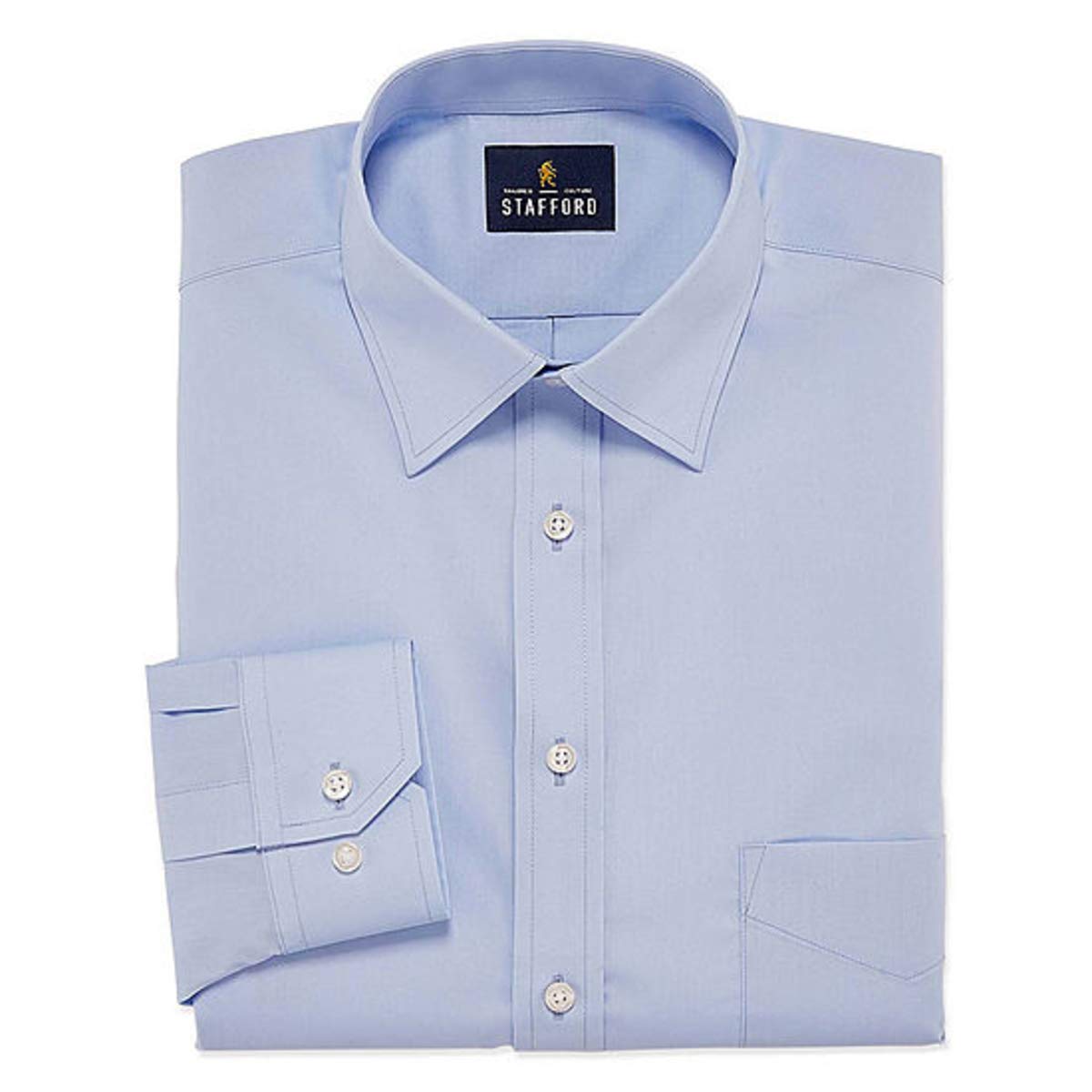 Amazon.com: Stafford Men's Regular Fit Easy Care Stretch Dress