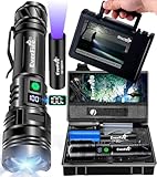 Rechargeable Flashlights High Lumens, 990000 Lumen Tactical LED Flashlight, 15H Runtime Flash Light, Powerful Waterproof Handheld Brightest Flashlight for Camping Essentials, Hiking, Emergency, Home