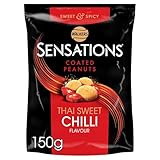 Walkers Sensations Thai Sweet Chilli Coated Sharing Peanuts 150g