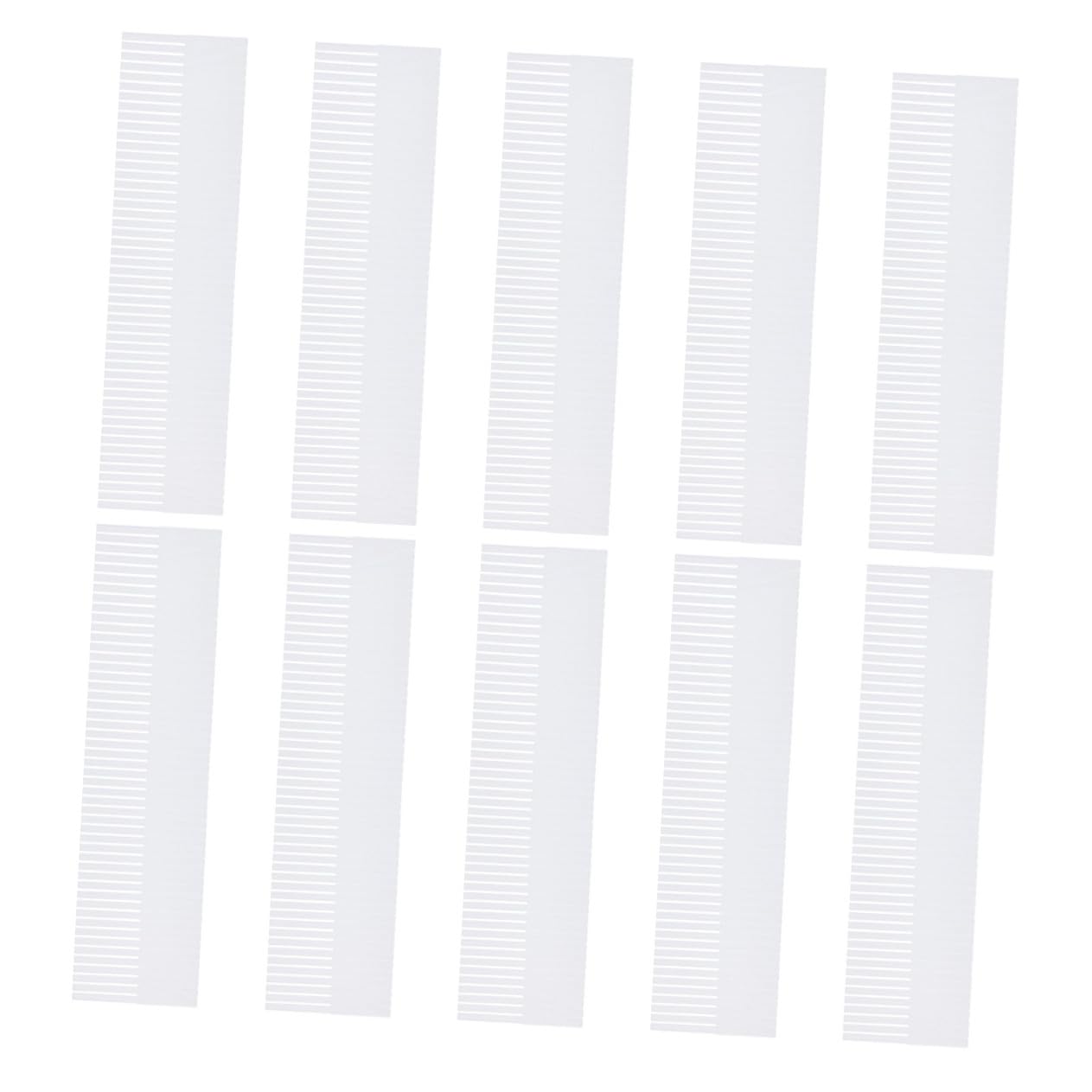 Divisori per Cassetti in Plastica Bianco 10 Pezzi Organizer per Armadio e Biancheria, Separatore per Ordinare e Dividere Spazi in Casa e Negozio Tovaglioli