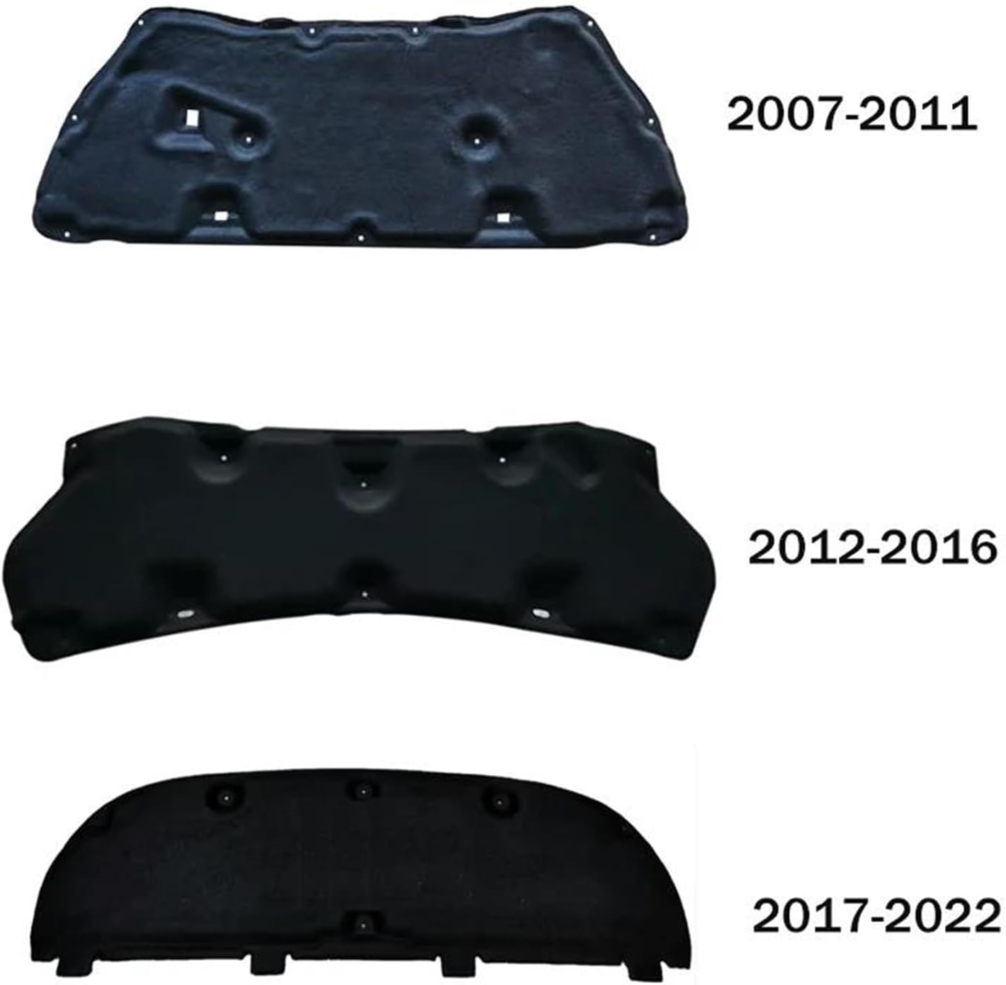 Car Engine Hood Sound Heat, Heat Insulation Pad, for CR-V 2007~2022 2008 2011 2017 2018 2021 Car Hood Lining Engine Sound Heat Insulation Cotton Soundproof Mat Accessories