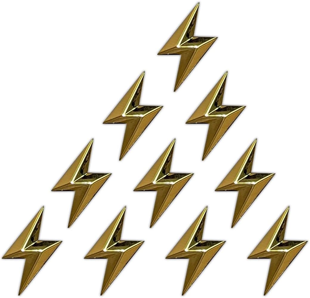 Amazon.co.jp: 【ウニサザエ】雷ピンバッチ 10個セット トニト