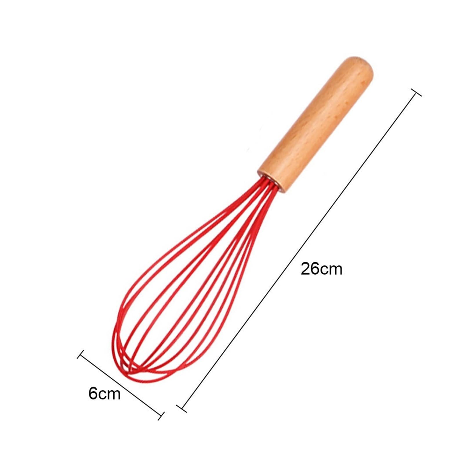 Silikon-Ei-Schläger, manueller Schneebesen, lebendige Farben for müheloses Mischen und Rühren
