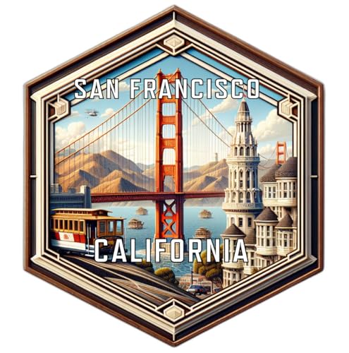 San Francisco California Travel Destination Souvenir Vinyl Decal Sticker 2-Inch
