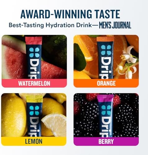 DripDrop Hydration Bold Variety Pack, Electrolyte Packets, 32 Count - 4