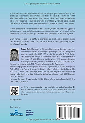 CLAVES Y HERRAMIENTAS DE ESTADÍSTICA: EN TURISMO Y CIENCIAS SOCIALES (Spanish Edition)