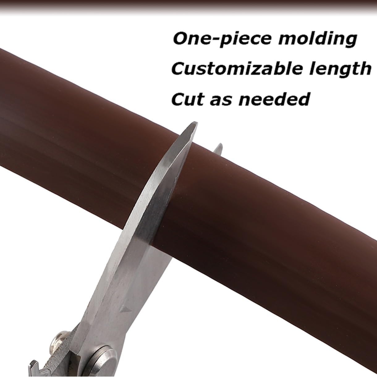 100CM Laminate Flooring Threshold Transition Strip, Door Strip Threshold Strip, Self Adhesive PVC Vinyl Flooring Edge Trim, Tile to Laminate Floor Transition Strip(Light Brown,3mm)