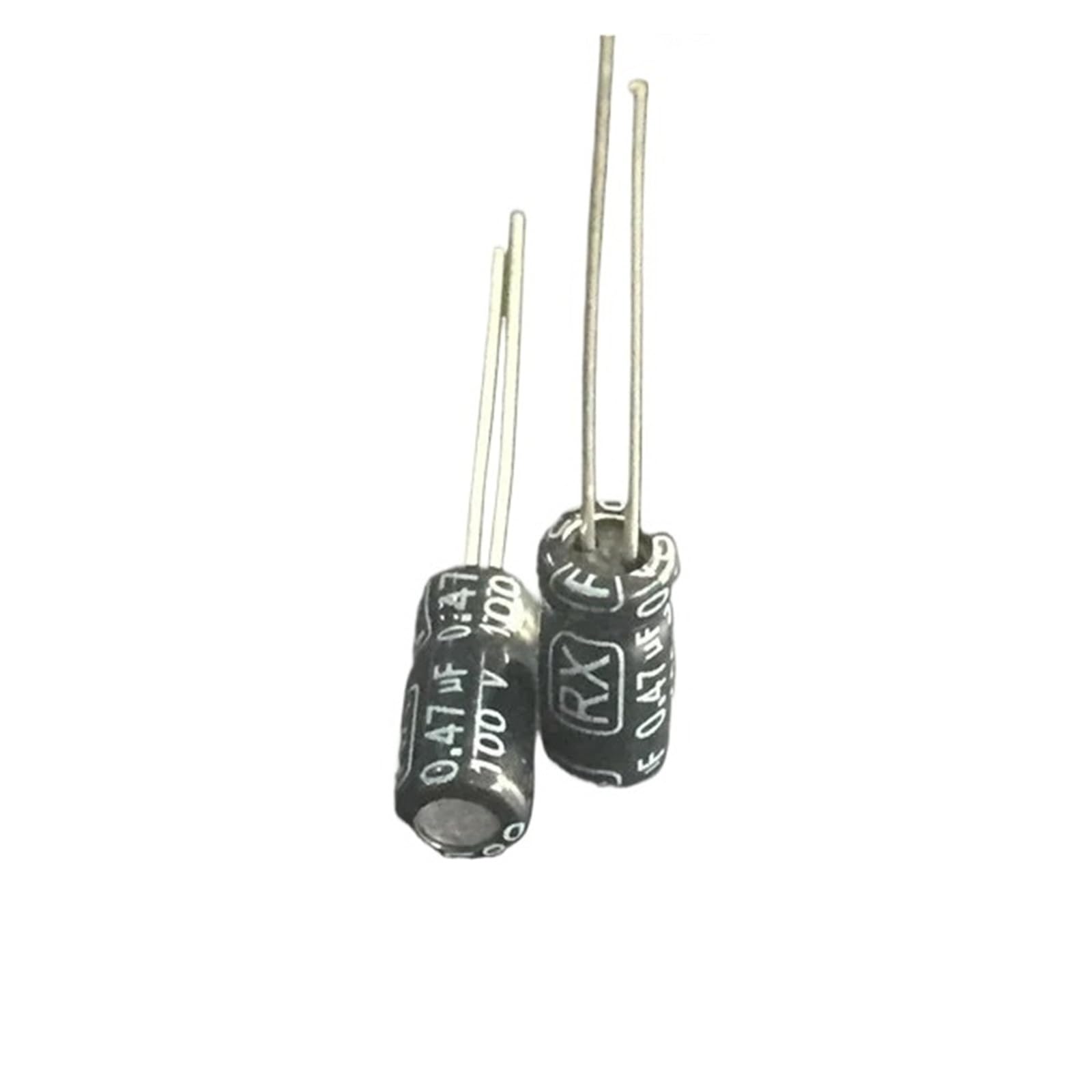 Condensateur 0.47 uF 100V en aluminium de série RX haute durabilité en pack de 20