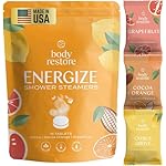 Body Restore Shower Steamers Aromatherapy 15 Pack – Easter Basket Stuffers, Relaxation Birthday Gifts for Mom, Dad, Best Friend, Travel Essentials, Stress Relief, Self Care – Citrus