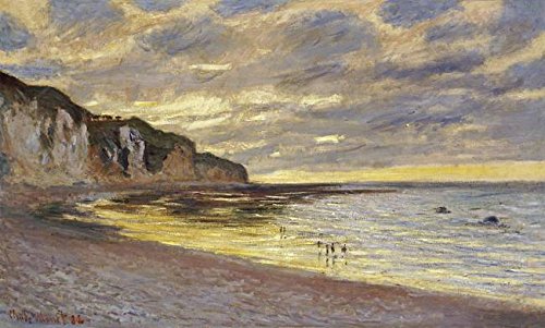 Wall Art Print entitled CLAUDE MONET - POINTE DE LAILLY, MAREE BASSE by Celestial Images | 16 x 10