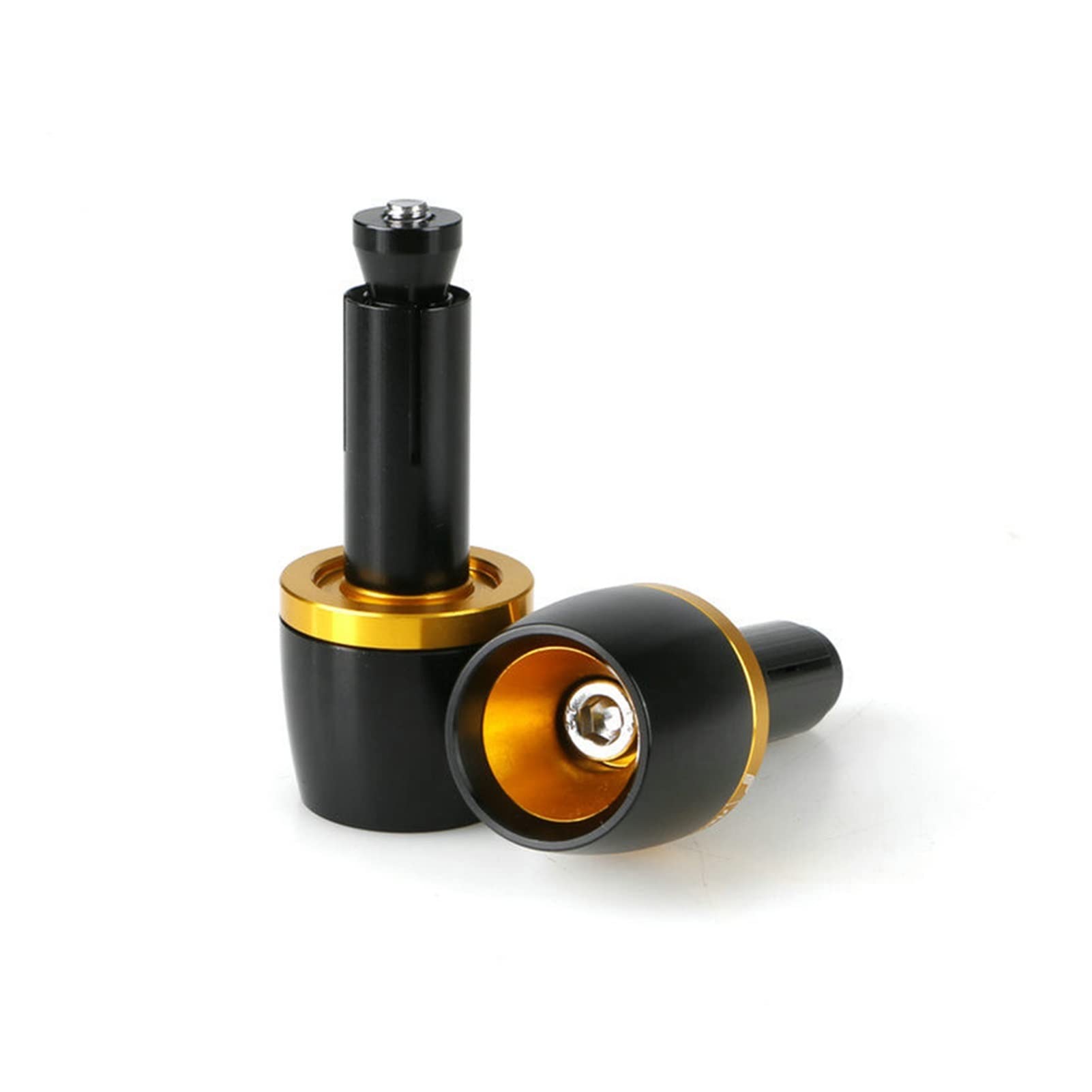 Contrepoids Guidon Moto Z900 ER6F Protège Poignée 22mm Jaune