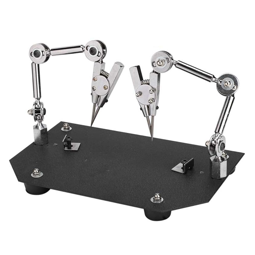 Jnchdghwa As Shown Dual Adjustable Clips For Soldering Repairing And Microelectronics Welding Fixture Clip