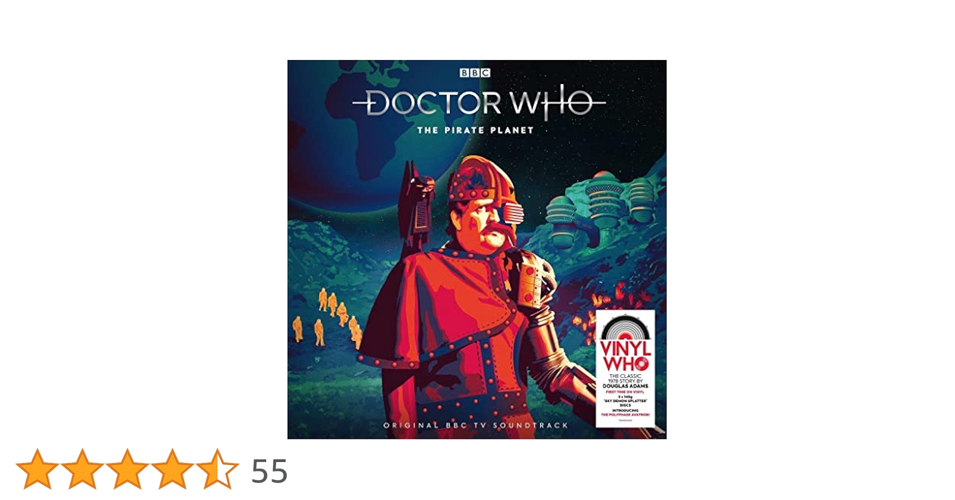Doctor Who - The Pirate Planet (Sky Demon Splatter Vinyl