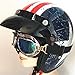 Produktbild Qianliuk Heiße Motorrad-Helm-Maske Flip up Vismotorbike Motocross Jet Retro Helm Vintage Open Face Helm